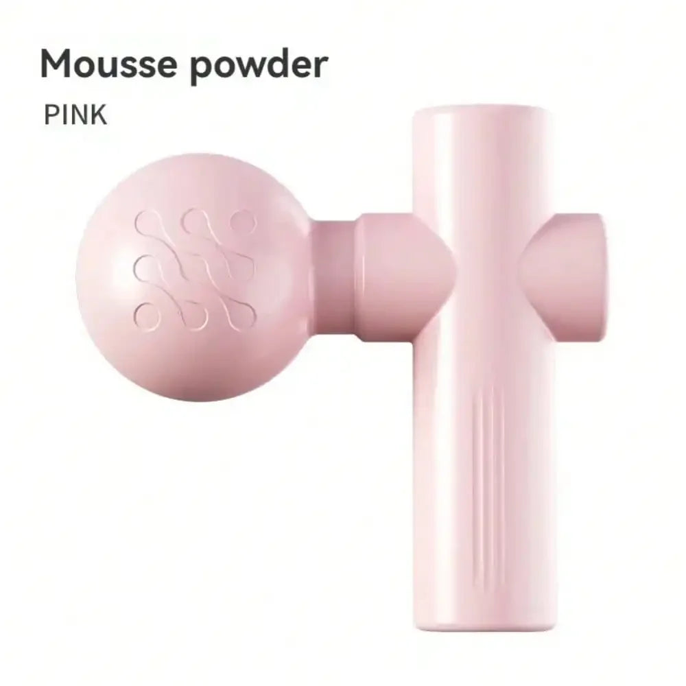 Mini Percussive Massage Gun - Deep Tissue Muscle Recovery Tool Fascia Gun Pink Tidesmit