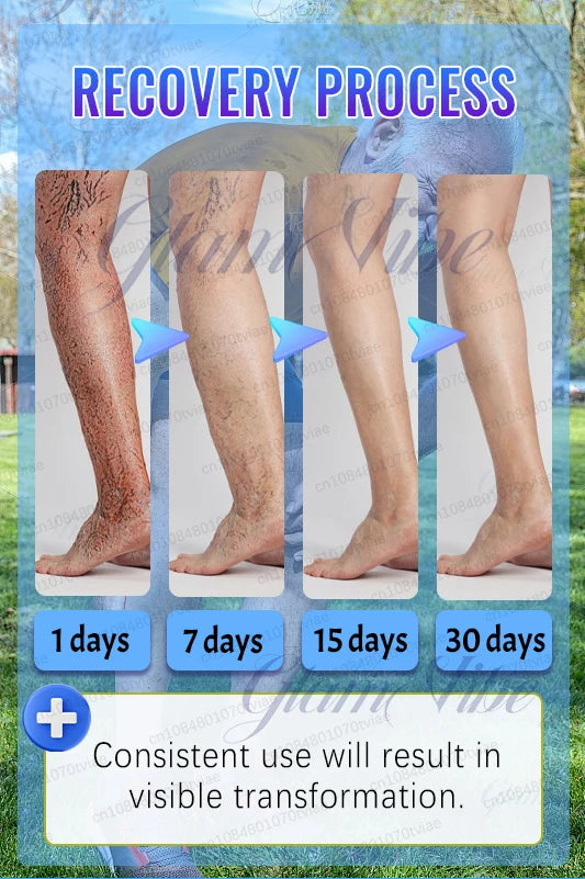 Blue Light Pen for Leg Health - Portable Wellness Therapy Device Relaxation Treatment Tidesmit