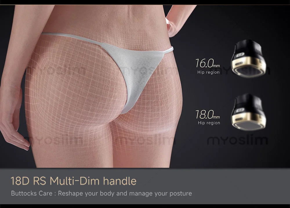 Tidesmit 22D MAX HIFU beauty machine for facial tightening and fat reduction, side angle view of professional unit 24