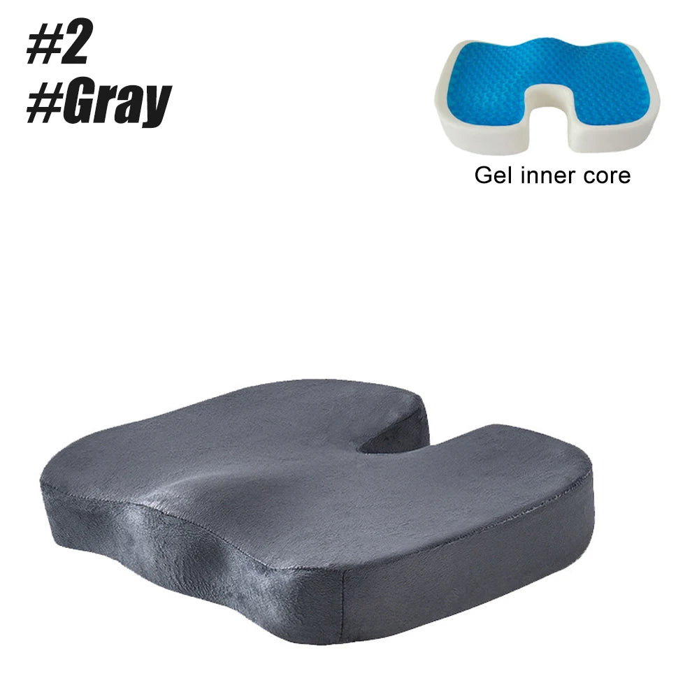 Gel Seat Cushion for Office Chair - Ergonomic Orthopedic Tidesmit Massage Cushion Tidesmit