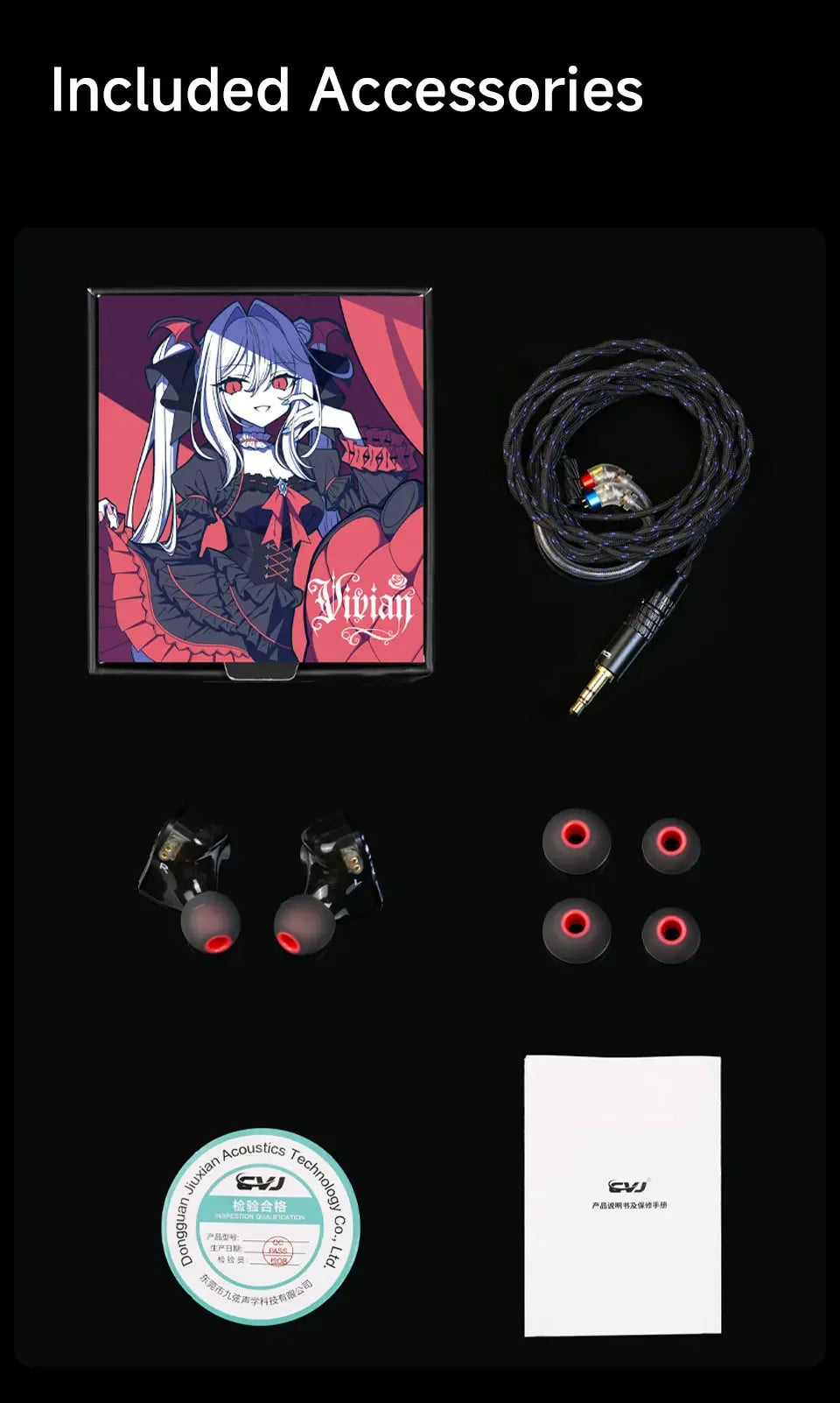 Tidesmit 10mm Dynamic Driver In-Ear HiFi Gaming Audio Earphones Tidesmit