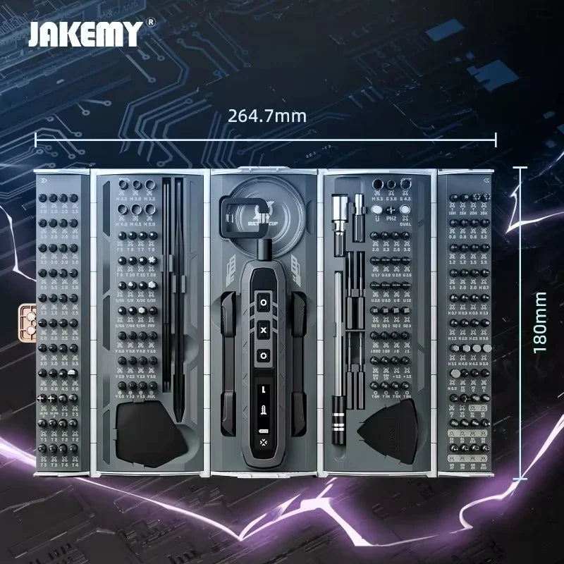 180 in 1 Precision Electric Screwdriver Set for Drone & Tech Repair Tidesmit