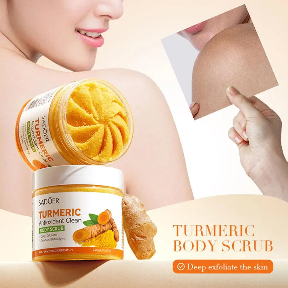 Turmeric Brightening Scrub - Natural Exfoliating Body Polish by Tidesmit Scrubs Treatments Tidesmit