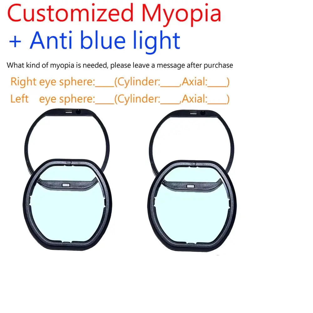 PS VR2 Prescription Lenses - Custom Anti-Blue Light Frames for VR Anti Blue customized Tidesmit
