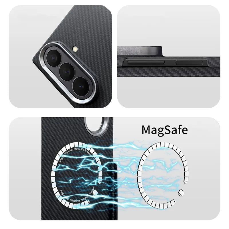 Samsung Galaxy Z Fold 7 Aramid Fiber Case - Slim Magnetic Protection Tidesmit