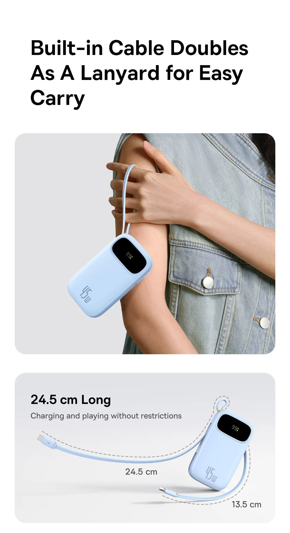 20000mAh Portable Charger with Fast Charging PD Power Delivery Tidesmit