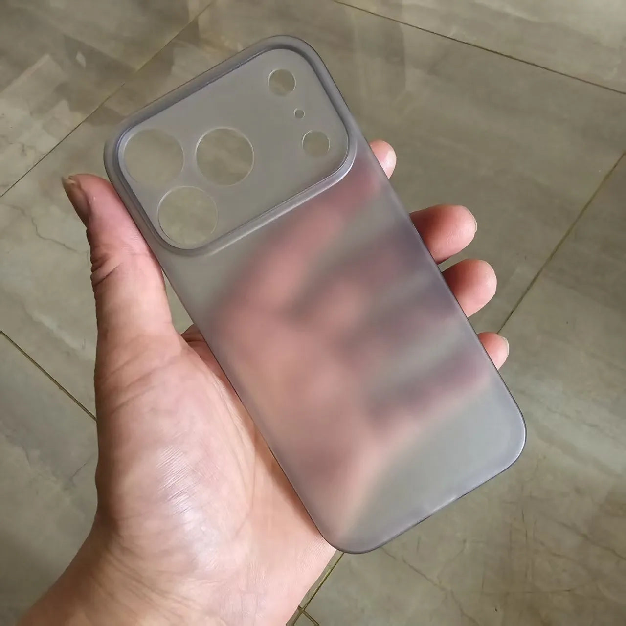 iPhone 17 Pro Max Slim Matte Case - Military-Grade Drop Protection Gray China Mainland Tidesmit