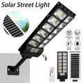 Outdoor Solar Powered LED Lights Waterproof 8000 Lm Super Bright Wall Lamp With Motion Sensor Remote Control Garden Street Light
