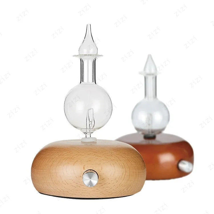 Solid Wood Essential Oil Hotel Home Diffuser Silent Pure Oil Diffuser Waterless Essential Oil Atomizer Diffuser