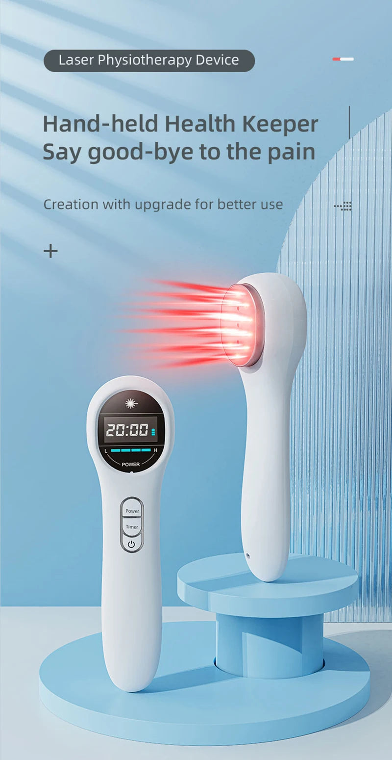 Hand-held Physical Treatment LllT Low-level Infrared Red Light Cold Laser Therapy Device For Relieve Neck Back Arthritis Pain
