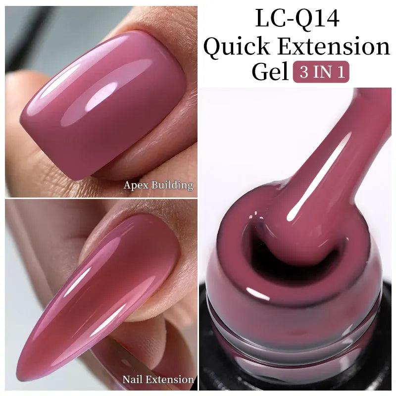 Extension Gel Nail Polish Jelly Soak Off Kit for Permanent Makeup Artists Permanent Makeup Machines LC-Q14 Tidesmit