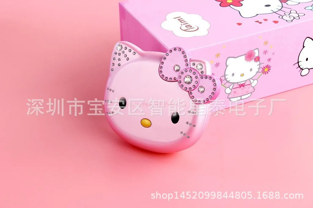 2024 Sanrio Hello Kitty Flip Phone Kawaii K688 Cartoon Taiml Cute Mini Phone Birthday Fashion Gift Toys Christmas For Anime Fans