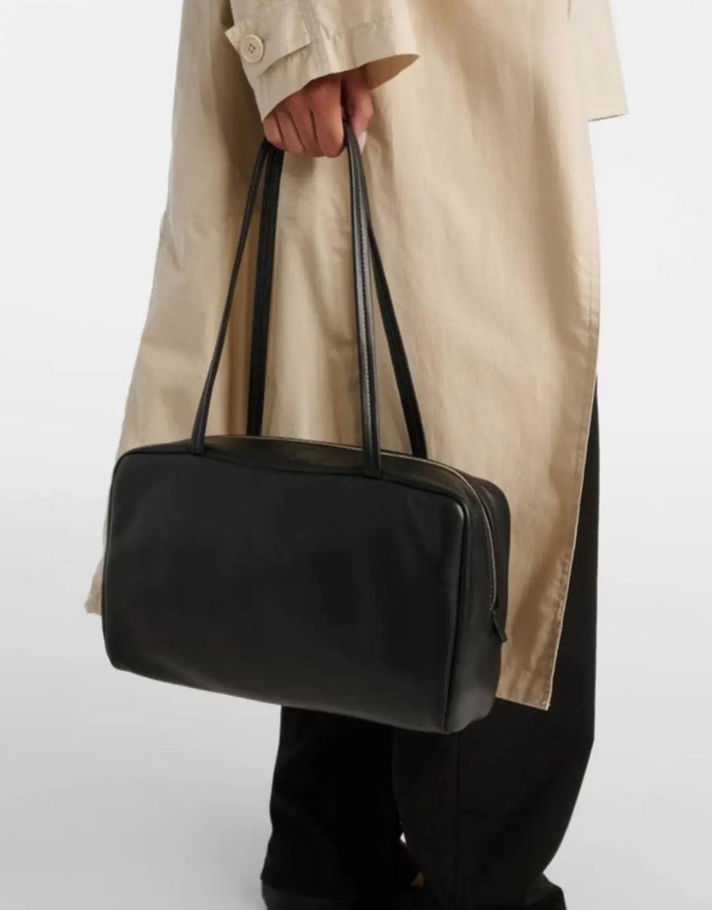 New  sheepskin bowling bag for autumn and winter 2025, high-quality long handled shoulder bag, sheepskin handbag