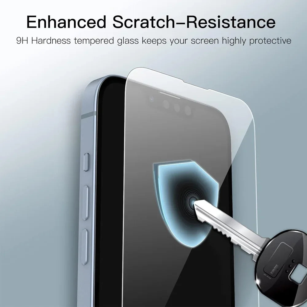 iPhone 16 Pro Max Screen Protector 4-Pack - 9H Tempered Glass Tidesmit Tidesmit
