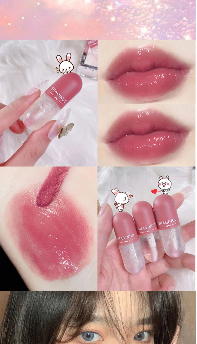 Hydrating Lip Oil Set - Mirror Finish Glossy Tint & Nourishing Lip Care Lip Care Tidesmit