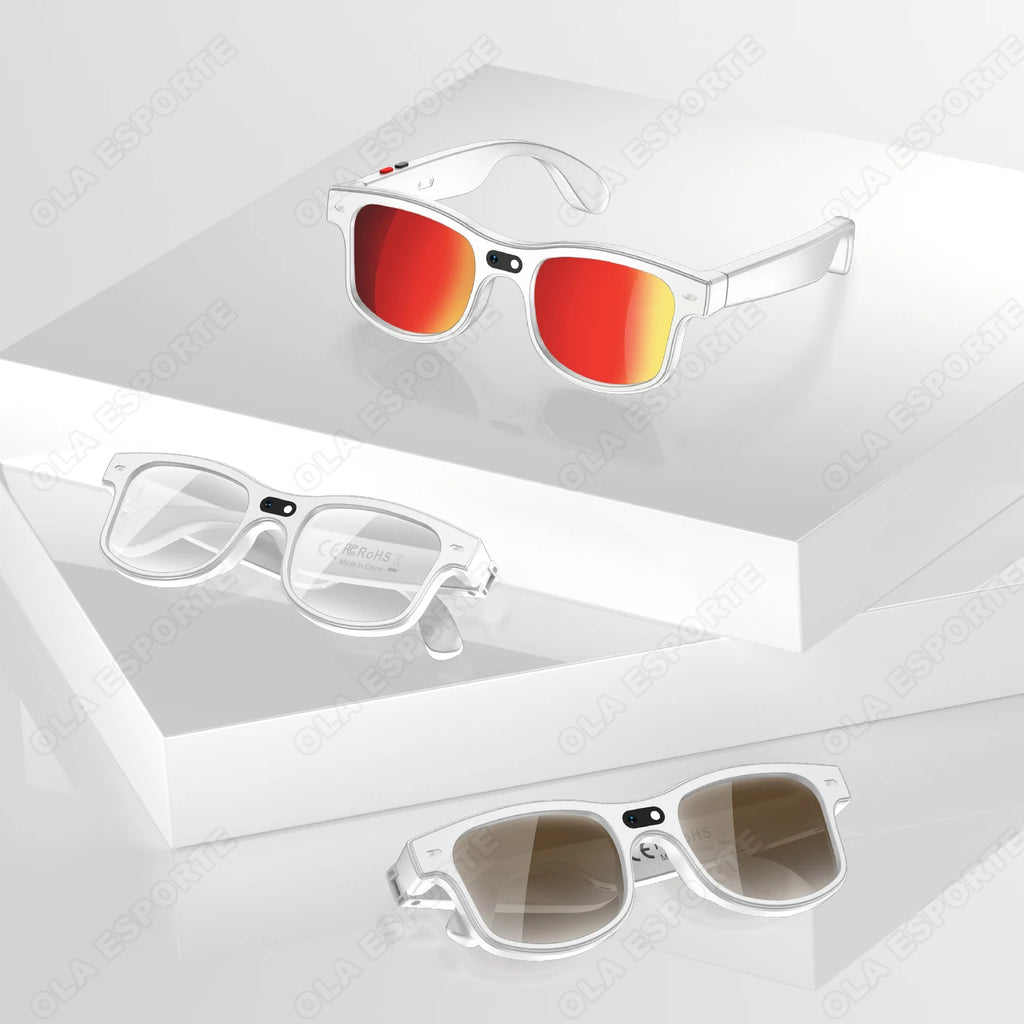 Smart Glasses with AI Voice Translation & Integrated Camera | Tidesmit Tidesmit