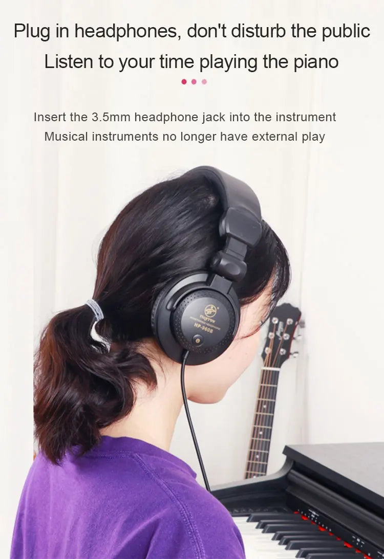 Studio Monitor Headphones with Active Noise Cancellation - Wired Over-Ear Tidesmit