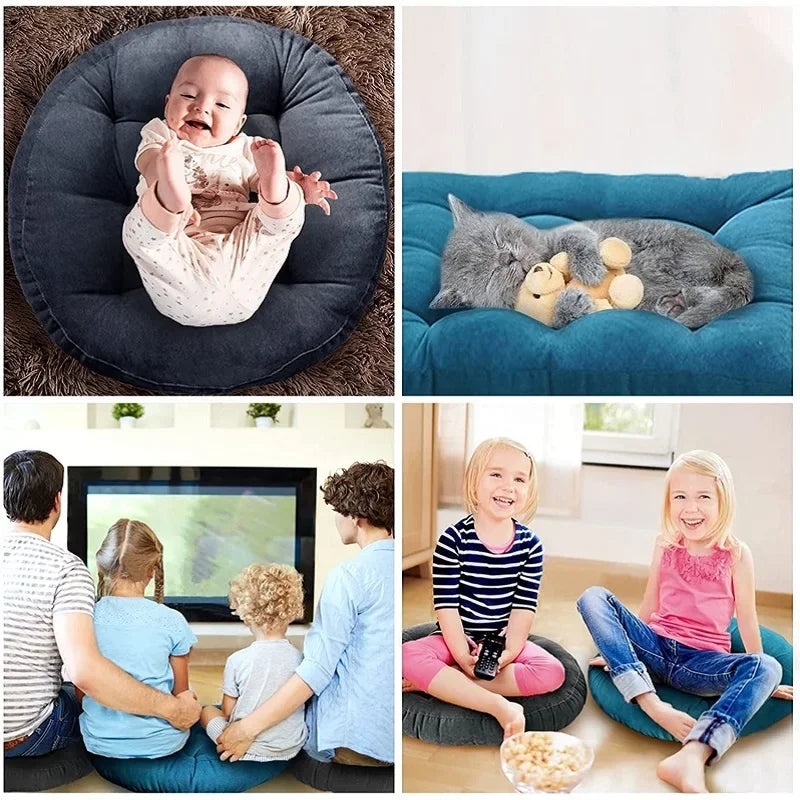 1PC Yoga Round Mat Cushions for Meditation Floor Seating Pillow Car Seat Pillows for Dining Room Office Balcony Chair Cushion