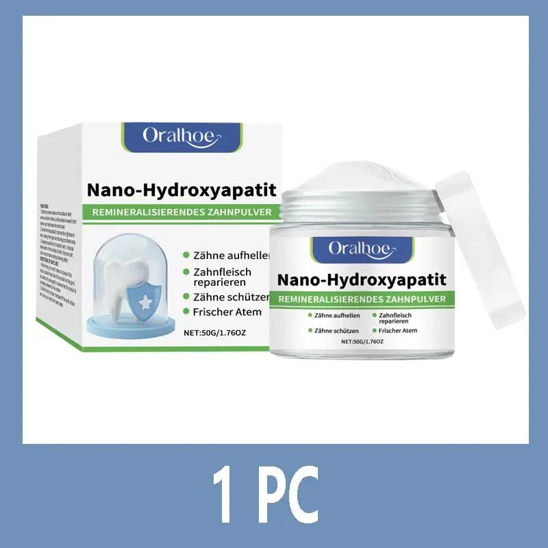Tidesmit Winter Whitening Tooth Powder with 10% Hydroxyapatite for enamel repair and fresh cool mint breath