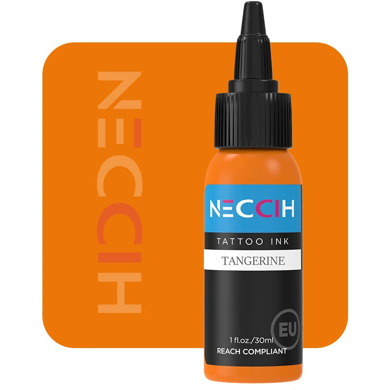 Tattoo Ink Pigment 30ml - Professional PMU Semi-Permanent Set Permanent Makeup Machines Tangerine Tidesmit