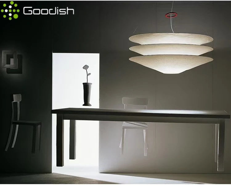 Wabi-Sabi Paper Pendant Light - Large Japanese Minimalist Hanging Lamp Tidesmit