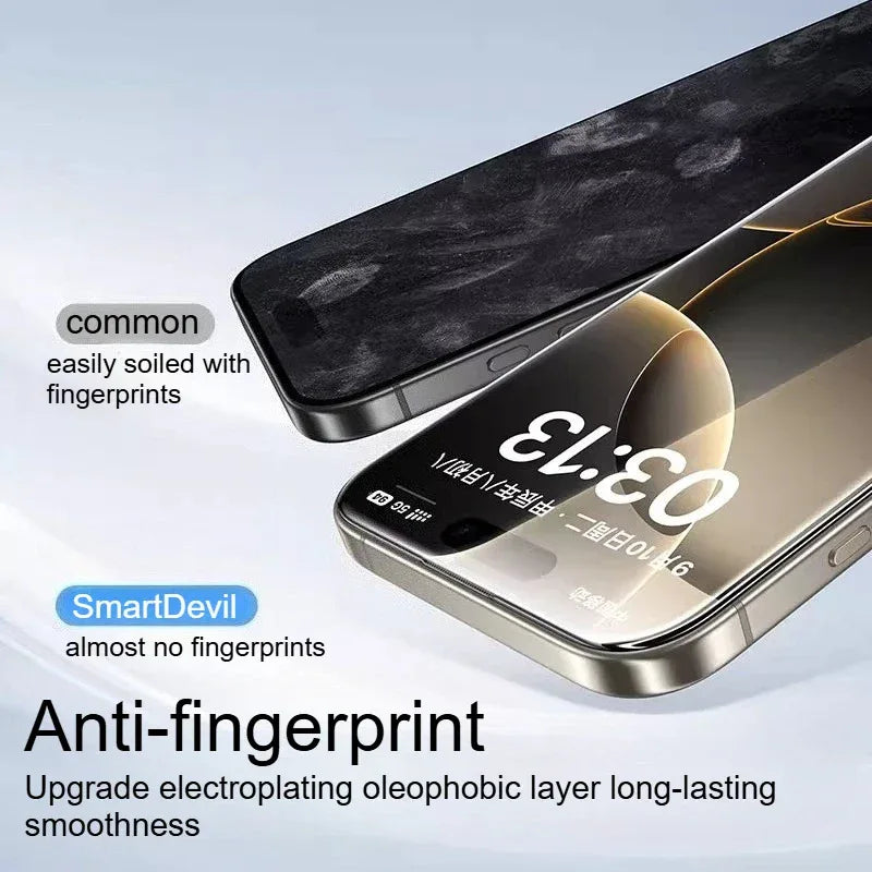 iPhone 17 Pro Screen Protector - 9H Tempered Glass with Dust-Free Tech Tidesmit