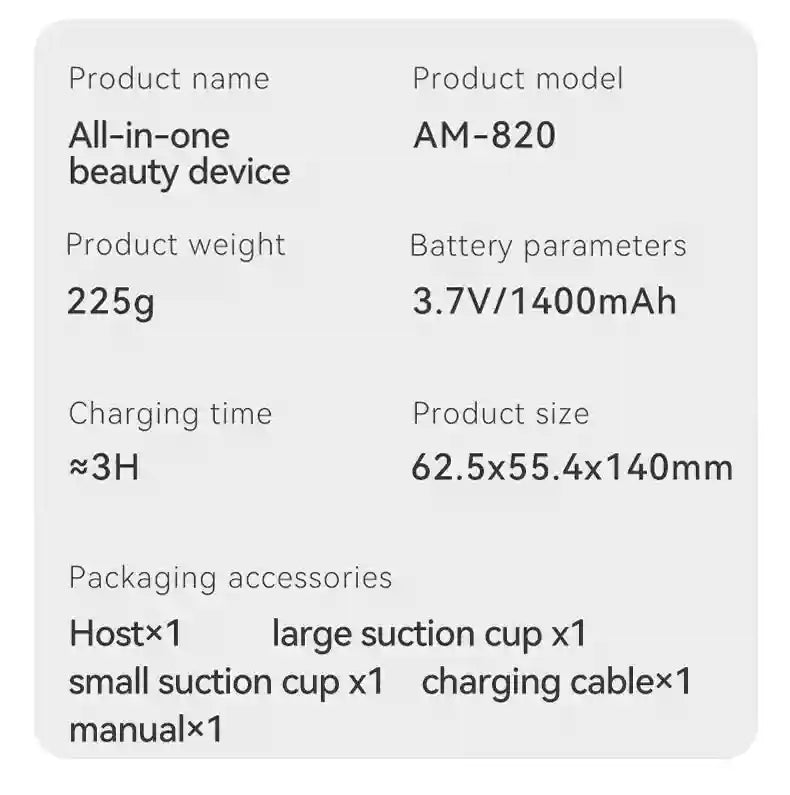 Body Shaping Massager - Anti Cellulite Device for Home Relaxation Relaxation Treatment Tidesmit