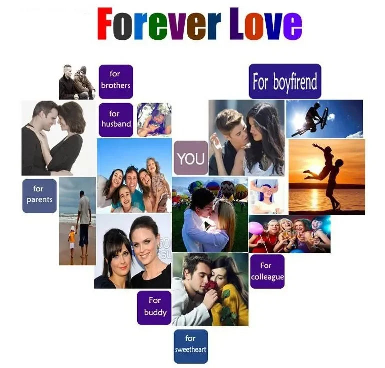 Rice cooker promotion collage with 'Forever Love' for boyfriend, husband, and others