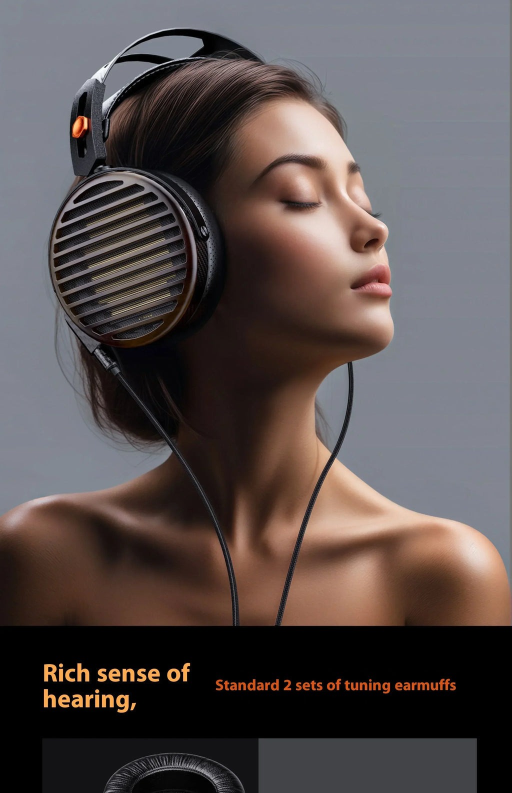 FiiO FT7 Open-Back Planar Headphones | 106mm Carbon Diaphragm | Tidesmit Tidesmit