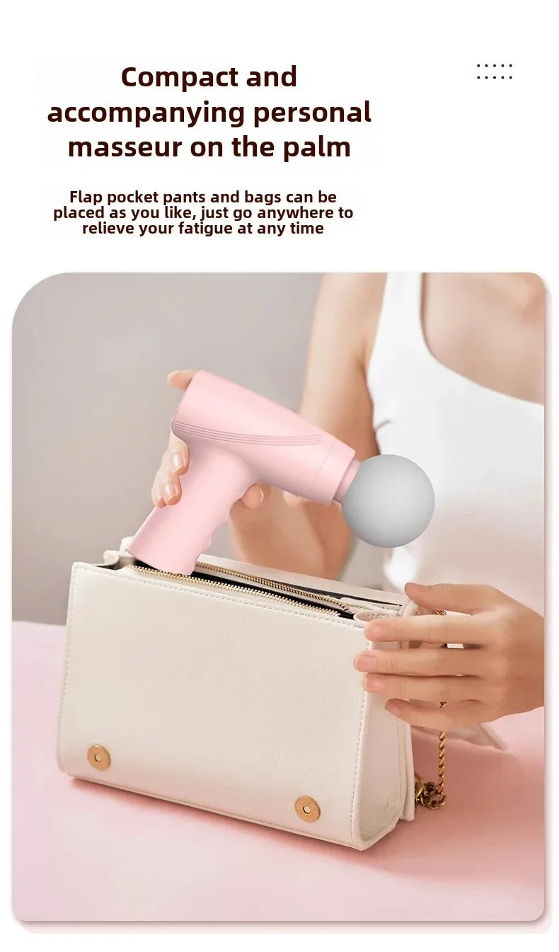 Portable Deep Tissue Massage Gun for Targeted Muscle Recovery Therapy Relaxation Treatment Tidesmit