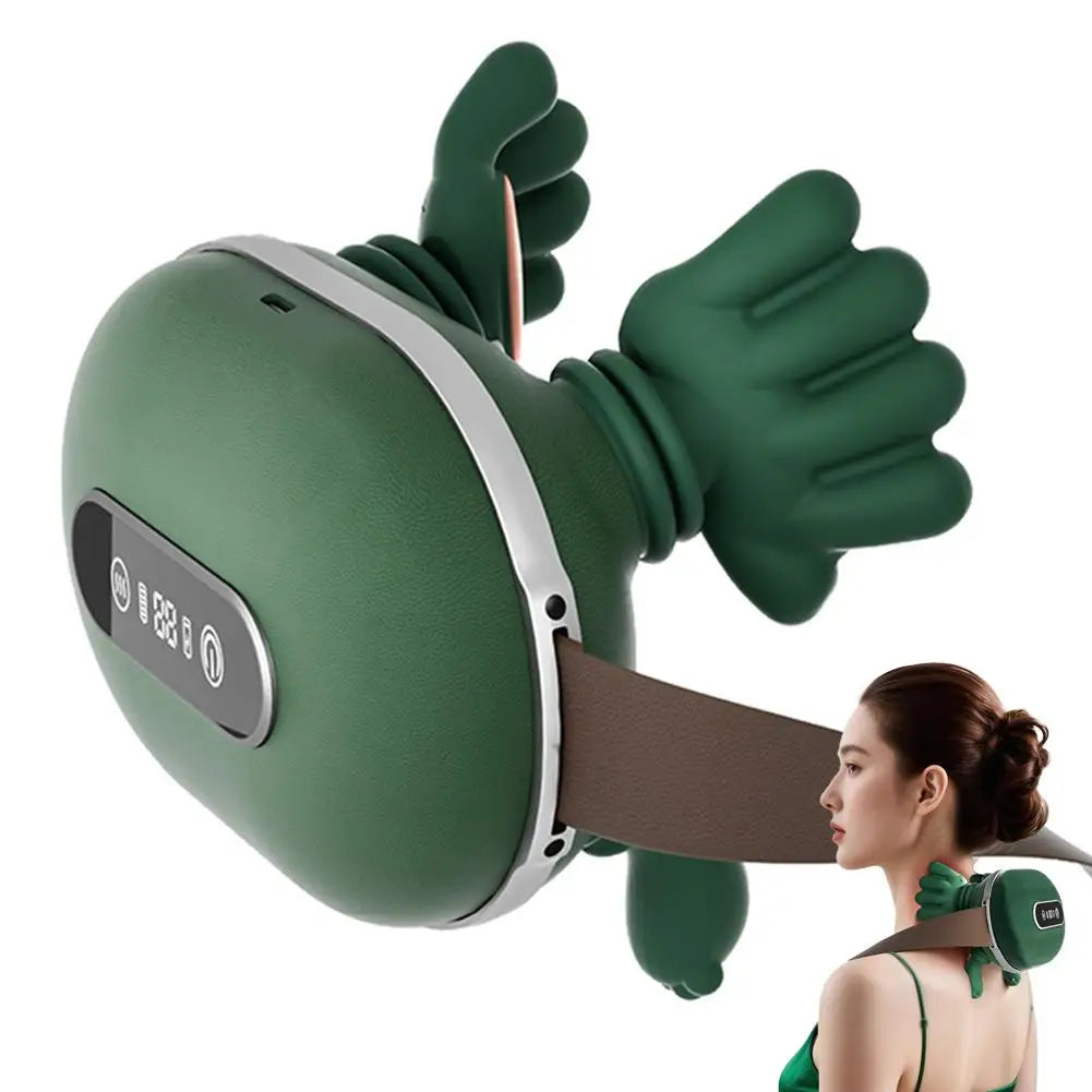 Bionic Kneading Massager | Heated Deep Tissue Pillow - Green Relaxation Treatment Tidesmit