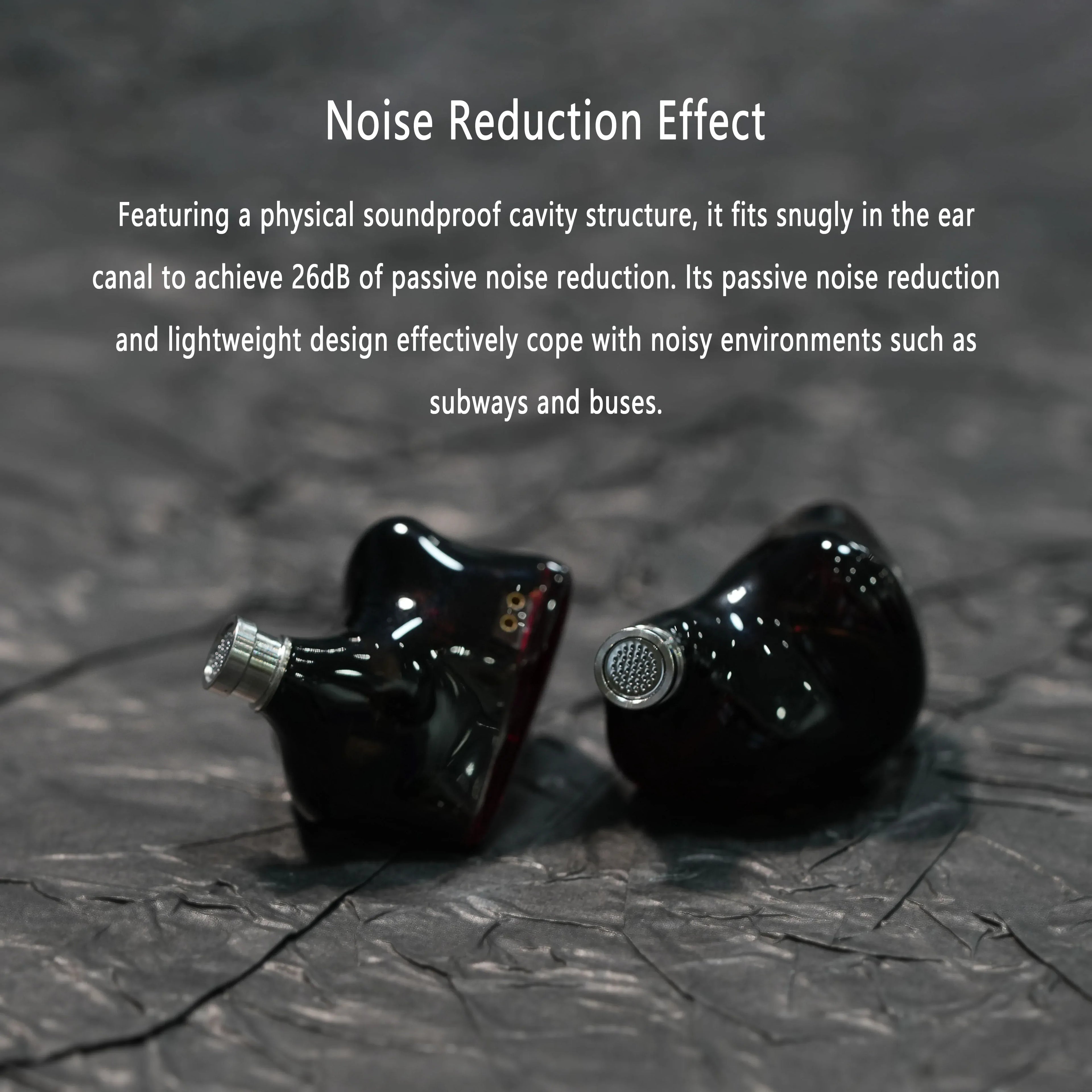Vermilion Flame Hybrid 1DD+2BA IEM Earphones by Tidesmit Tidesmit