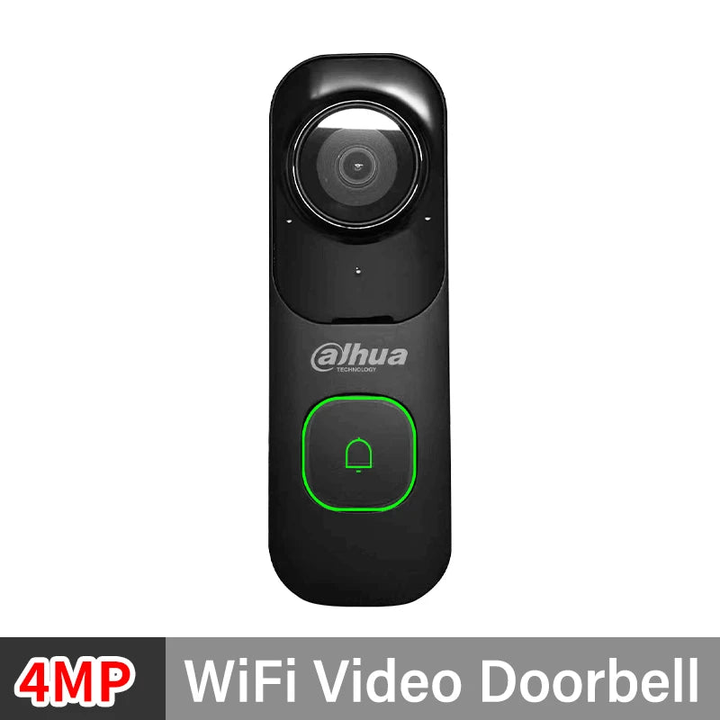 Dahua 4MP WiFi Video Intercom Ai Human&Vehicle Detection Doorbell Abnormal Sound Alarm 2K Night Vision Door Camera Wifi 6 DB41AB