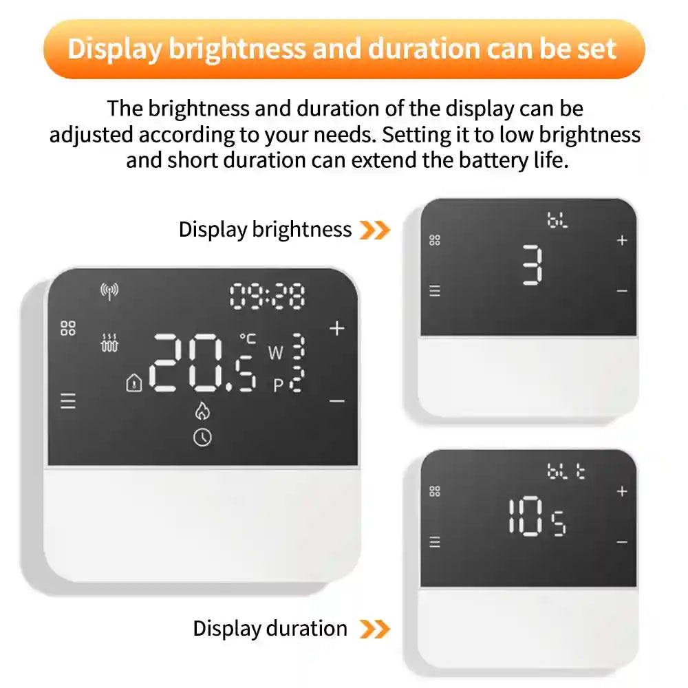 Wireless OpenTherm Smart Thermostat - App-Controlled Room Controller Tidesmit