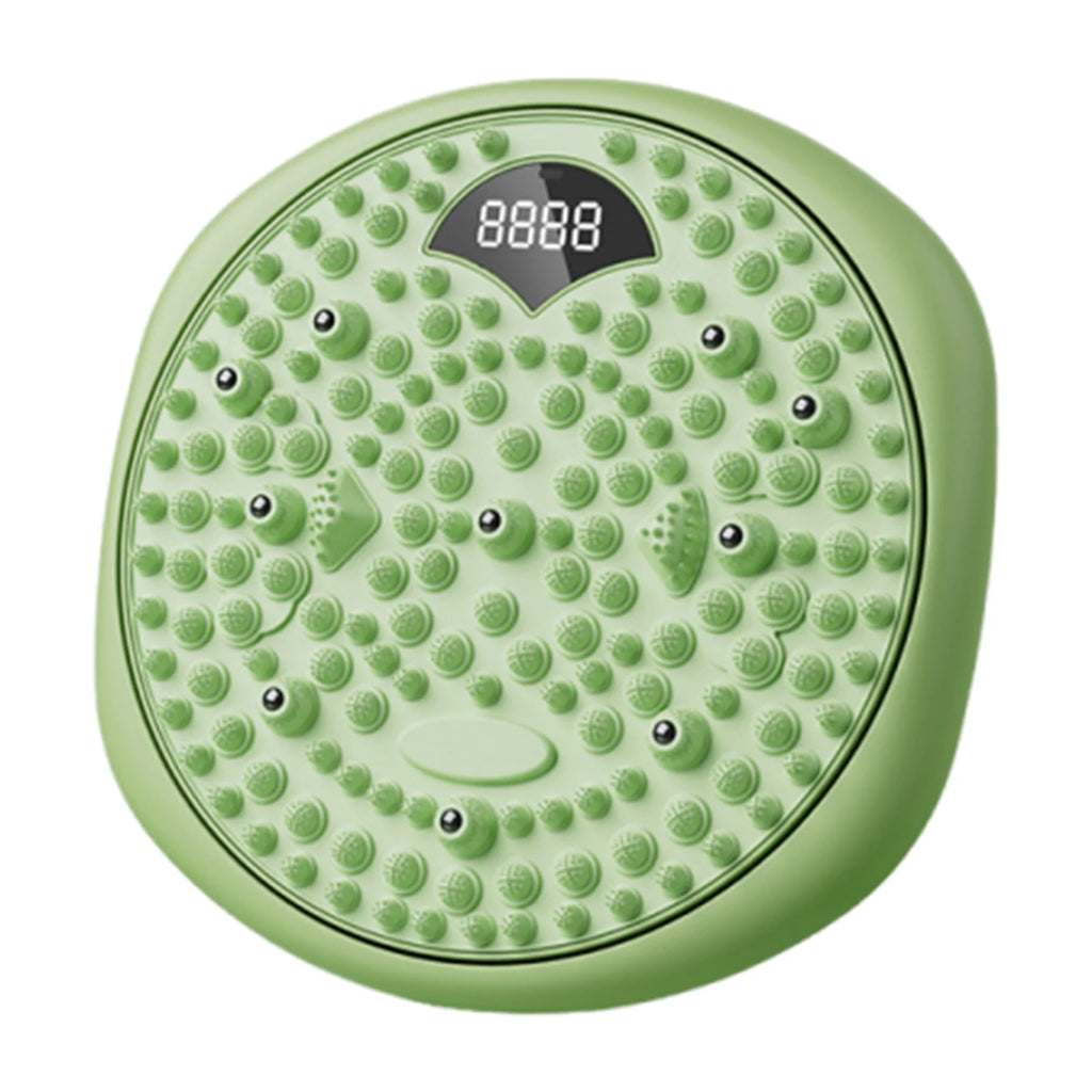 Waist Twisting Disc with Magnetic Foot Massage Therapy - Tidesmit Body Shaping Massage Equipment green Tidesmit