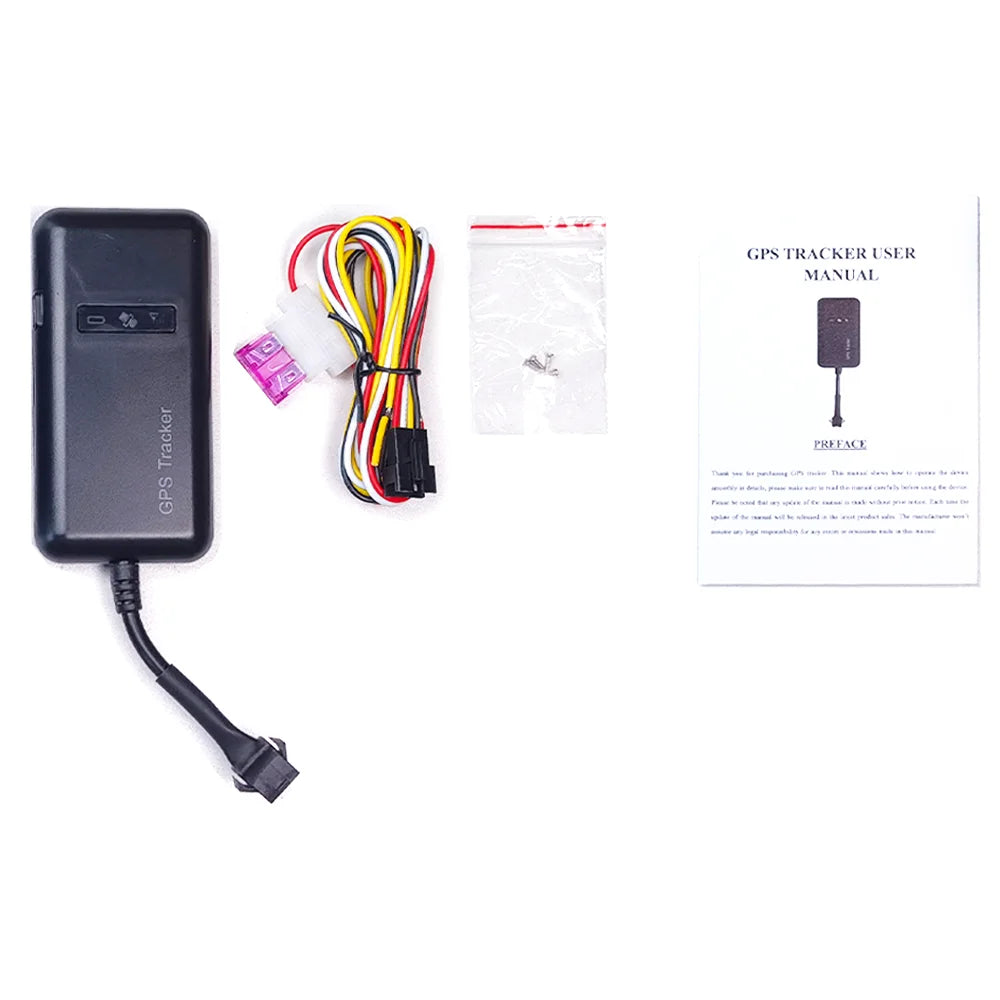DAGPS Tracker for Vehicle TK110/GT02D 4pin Motocycle Car GPS Tracker Oil-Cut Stop Engine ACC Alarm with Sleep Save Battery GPRS.