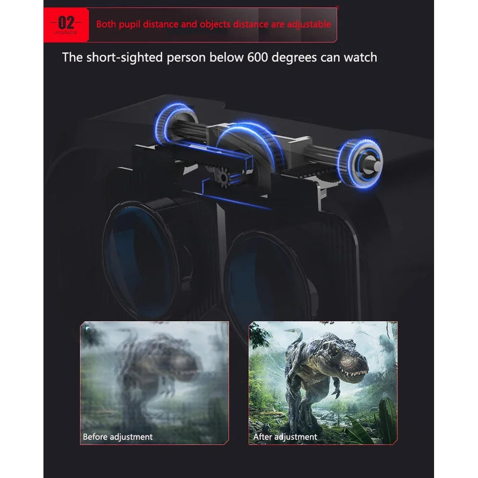 VR Headset for Smartphones: Immersive 3D Spatial Audio Glasses Tidesmit
