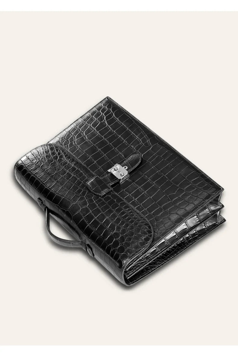 Cestbeau  lock buckle man briefcase whole skin men  bag male bag business