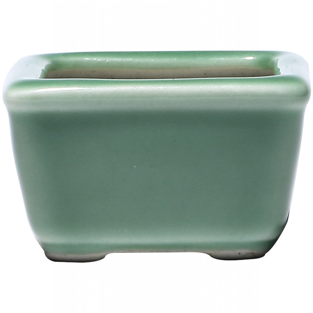 Glazed Pottery Flower Pot Bowl with Hole Mini Ceramic Planter Succulent Pot Eastern Style Ornament for Indoor Outdoor xqmg