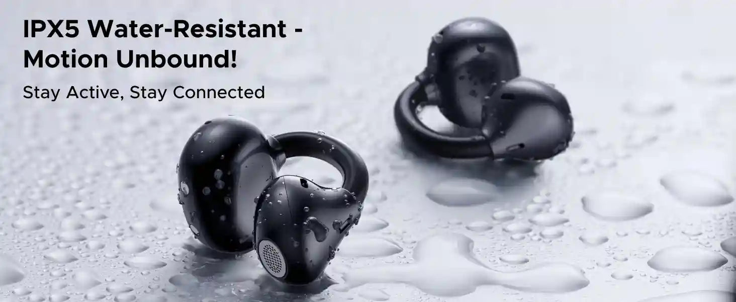 Wireless Headphones with 30H Playtime and 4 Mic Hands-Free Calls Tidesmit