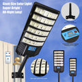 Super Bright Solar Light, 288 LED Outdoor Dusk To Dawn Solar Street Light, Road Area Lamp Waterproof Backyard Security Lighting