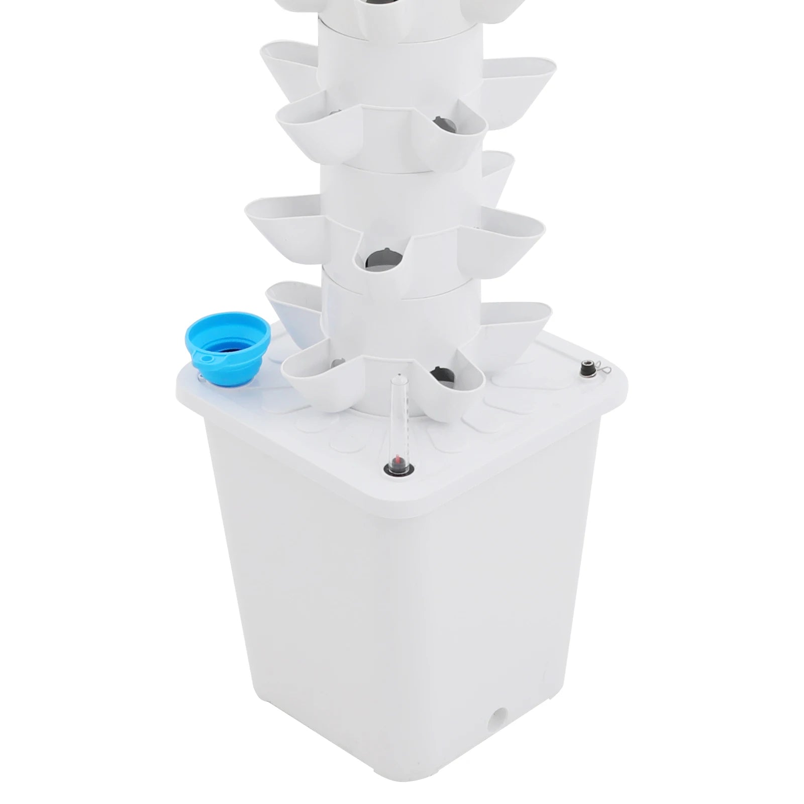 Vertical Hydroponic Growing System 45 Holes Kit with Water Pump Vegetable Planter for Balcony Garden Greenhouse