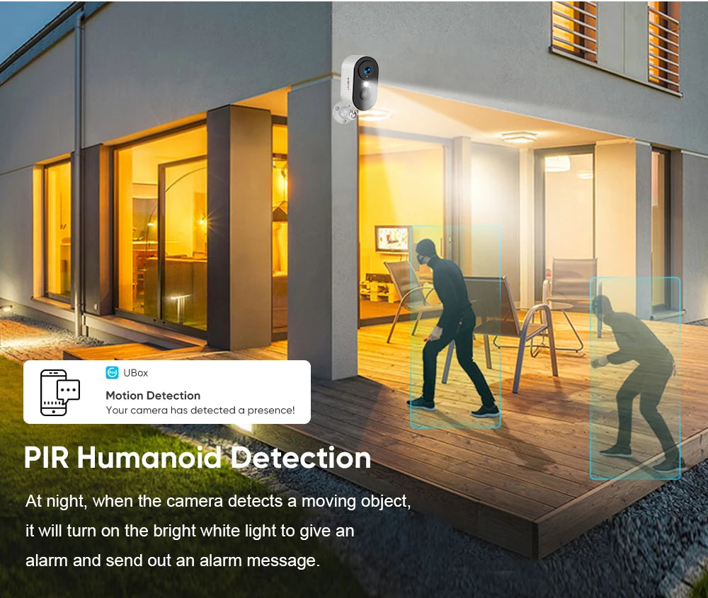 LS VISION 4G Wireless PTZ Battery Camera Smart Home CCTV Outdoor Surveillance Wifi 2K 4MP Motion Detection U-Box