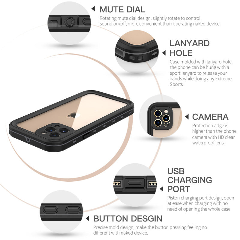 iPhone 16 Pro Max Waterproof Case: Military-Grade Shockproof Protection Tidesmit