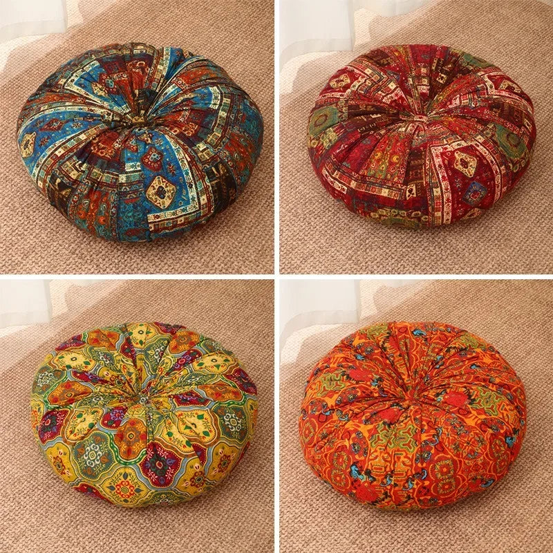 Bay Window Tatami Mats Futon Pumpkin Mats Multi-colored Cushions Thickened Lazy Butt Mats Chair Cushion  Floor Cushion Futon