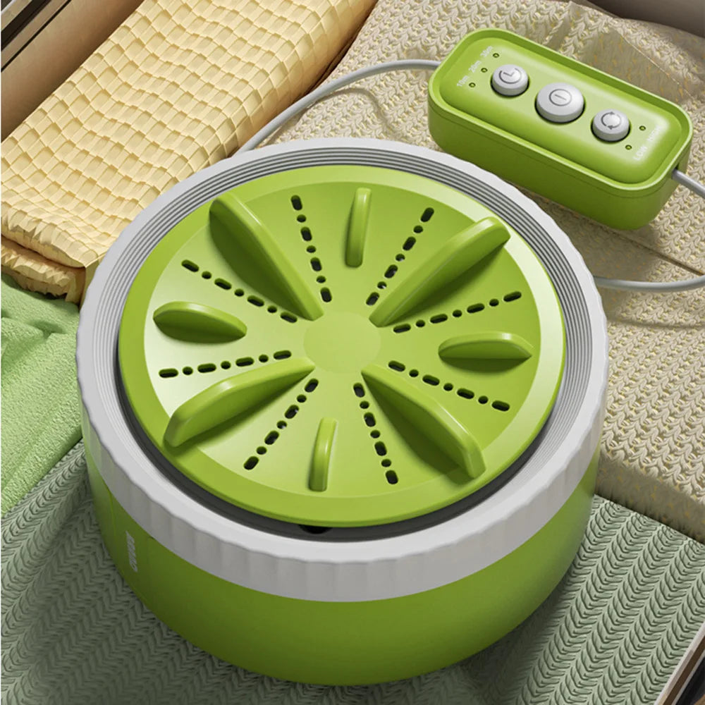 Tidesmit portable USB mini turbo ultrasonic washing machine for laundry travel and kitchen cleaning feature view 22