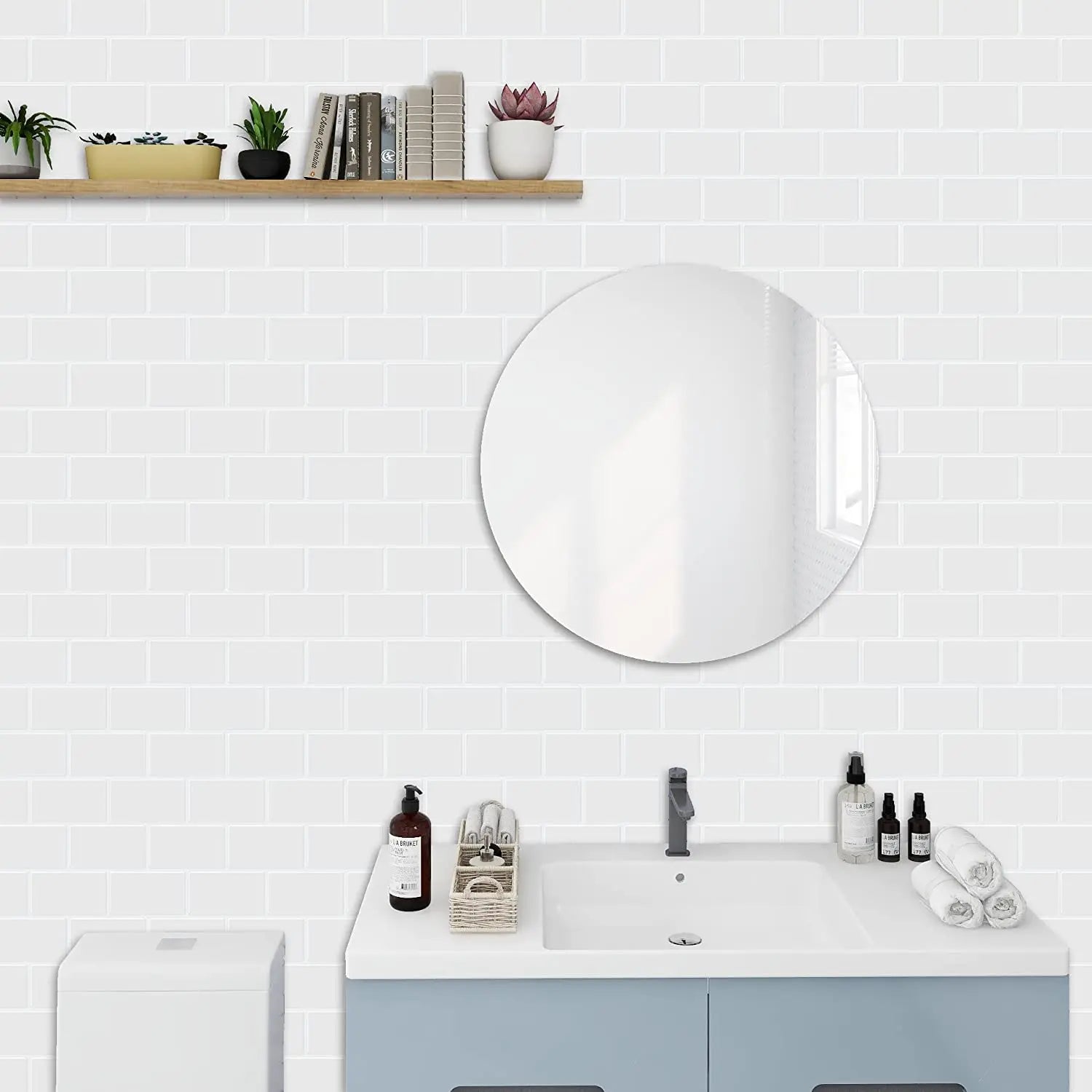 Vividtiles Big Size 12*12 inch Self adhesive Waterproof Heatproof Vinyl Wallpaper 3D Peel and Stick Mosaic Tiles - 5 Sheet