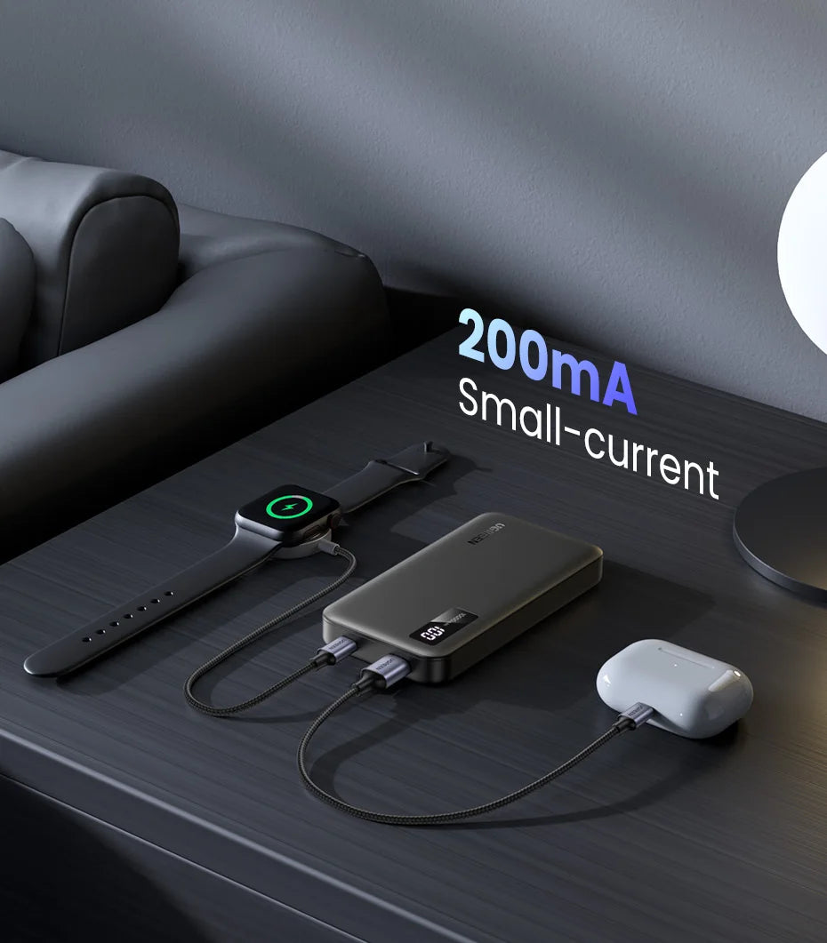 Tidesmit 10000mAh Portable Power Bank, 22.5W USB-C Fast Charging Tidesmit