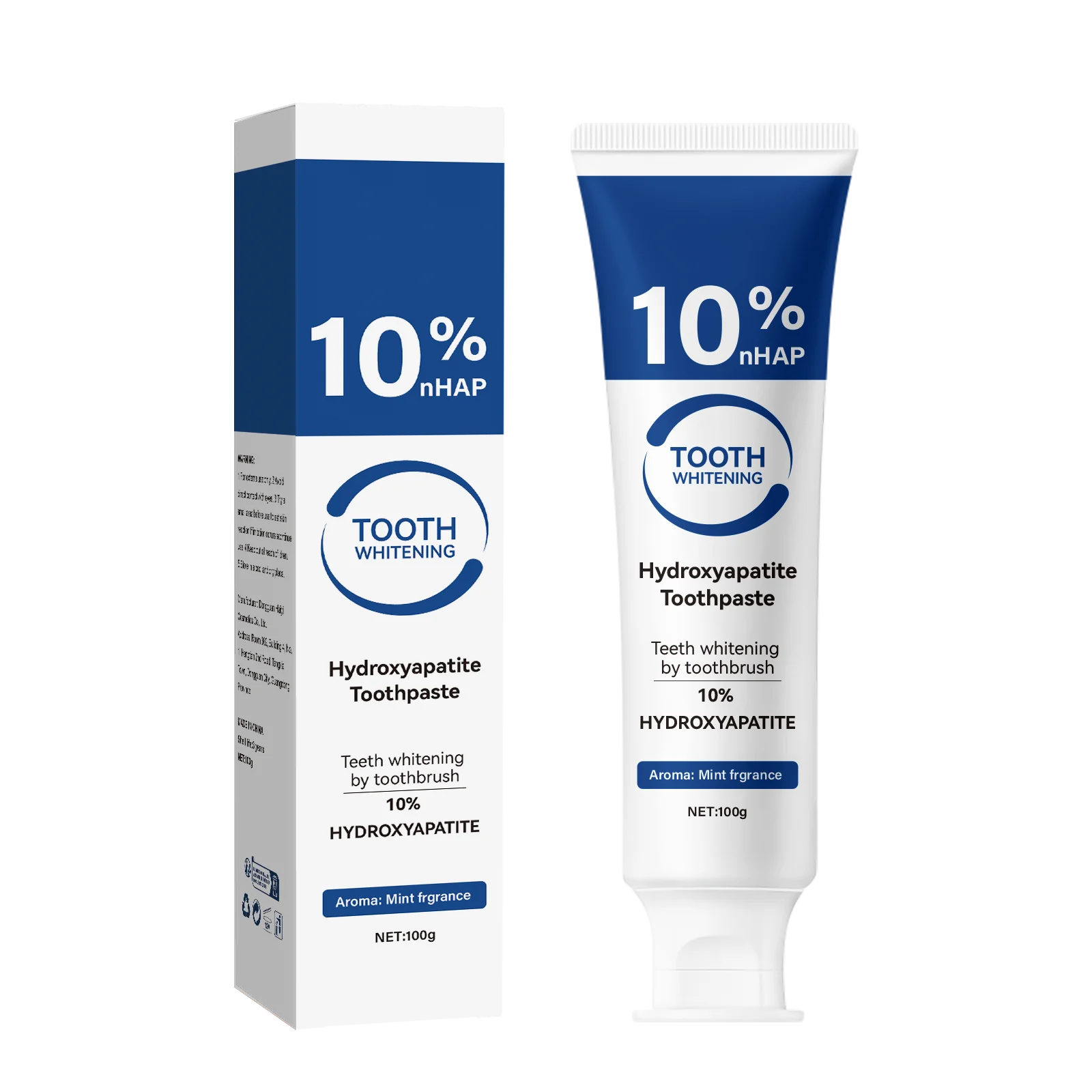 Tidesmit Nano Hydroxyapatite teeth whitening toothpaste for stain removal and fresh breath dental care