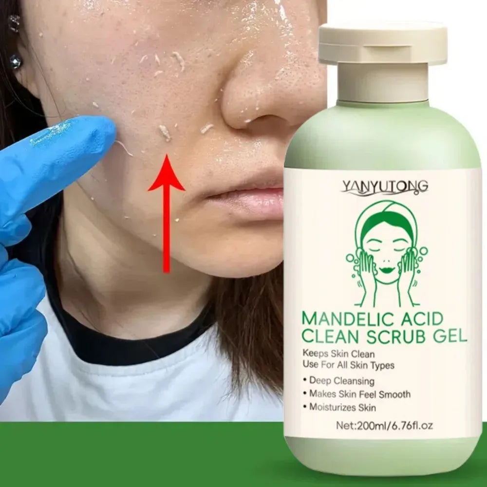Exfoliating Facial Scrub | Aloe Vera Deep Pore Cleansing Gel 100ml Scrubs Treatments Tidesmit